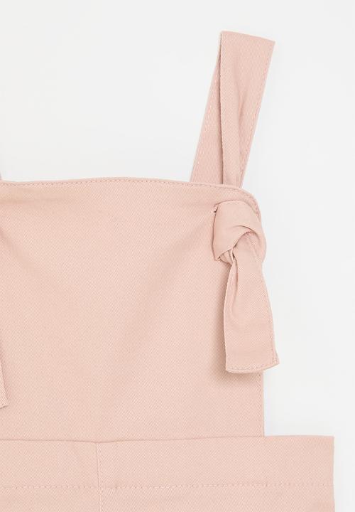 Pop Candy - Jumpsuit with knot straps - pink
