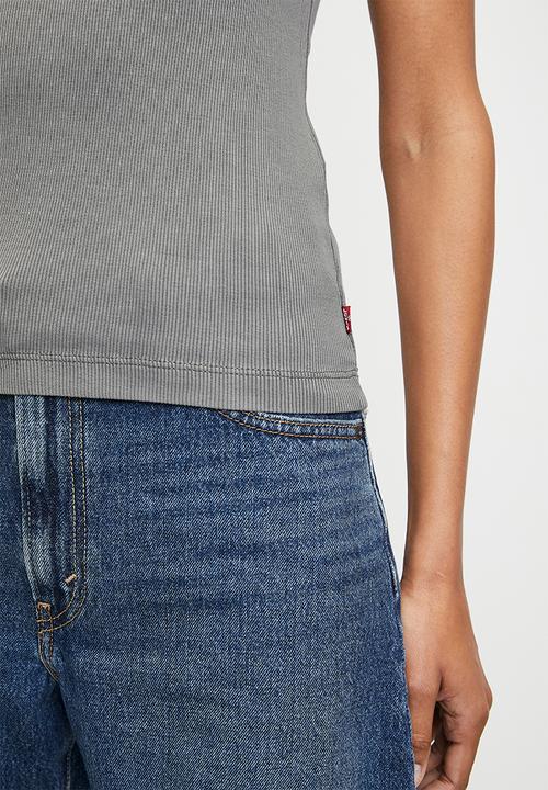 Levi’s® - Essential Racer Tank - Garment Dye Smoked Pearl