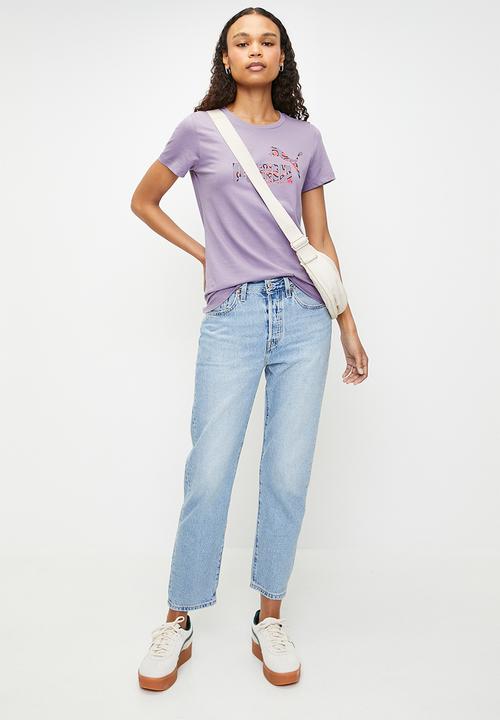 PUMA - Ess+ Hypernatural Tee W - Pale Plum