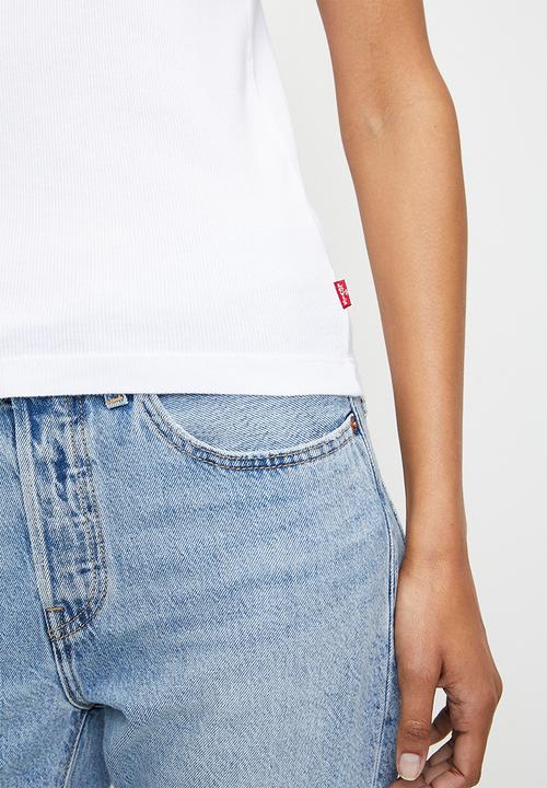 Levi’s® - Essential Racer Tank - Garment Dye Bright White