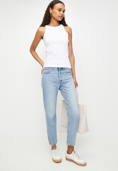 Levi’s® - Essential Racer Tank - Garment Dye Bright White
