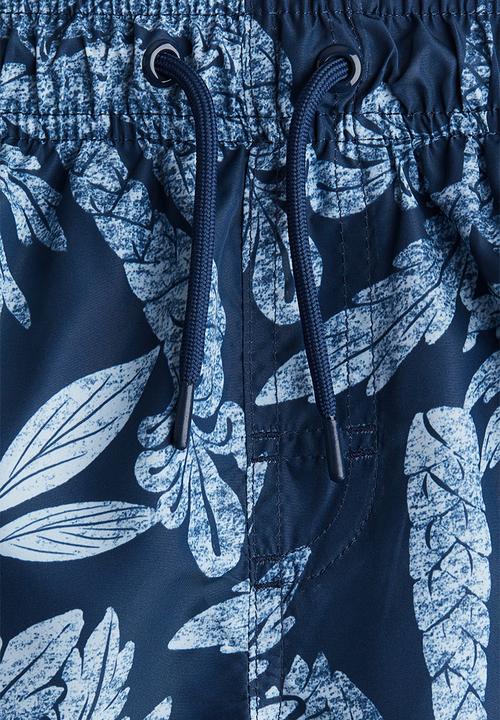 H&M - Swim shorts - dark blue palm trees