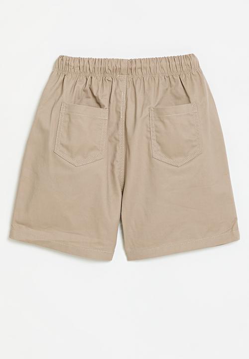 Pop Candy - Drawstring shorts - brown