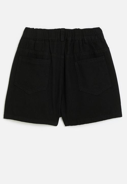 Pop Candy - Cargo shorts with hybrid pockets - black