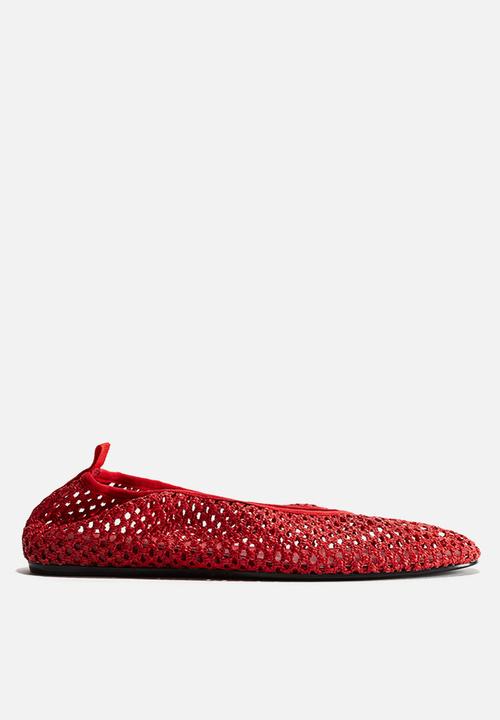 H&M - Braided ballet pumps - bright red