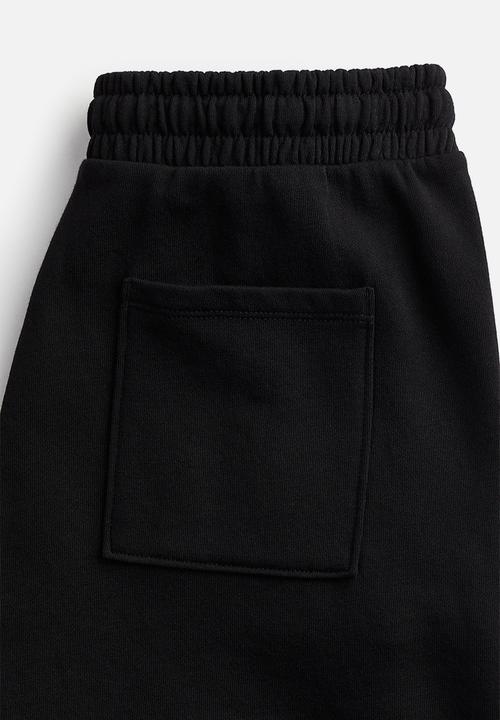 H&M - Sweatshirt shorts - black