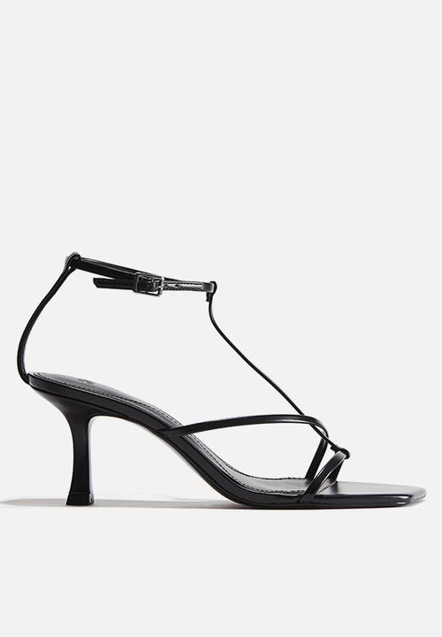 H&M - Heeled strappy sandals - black
