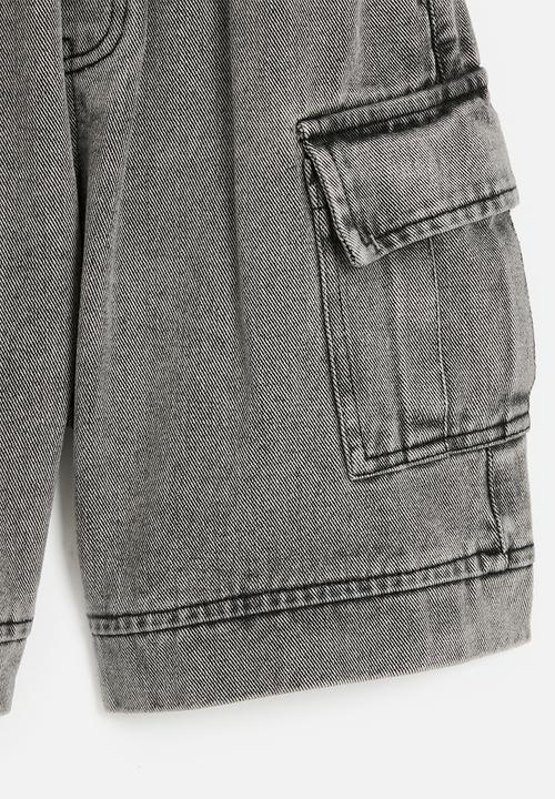 Pop Candy - Cargo shorts - charcoal grey