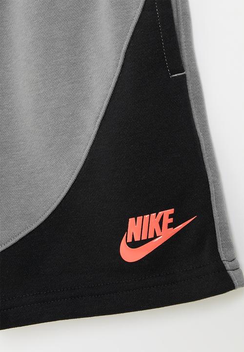 Nike - Nike french terry short - grey & black