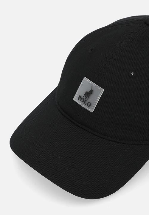 POLO - 6 Panel Badge Peak - Black