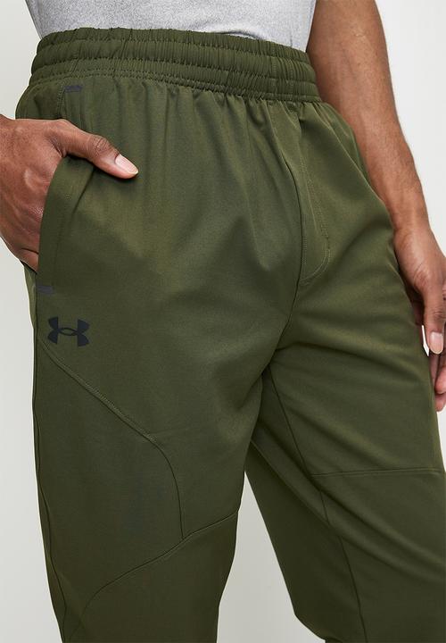 Under Armour - UA Unstoppable Tapered Pants - Expedition Green/ Black