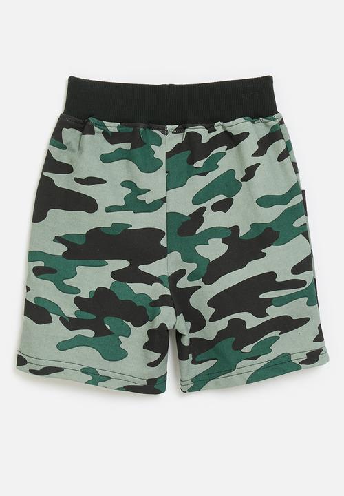 Pop Candy - Camo print shorts - multi