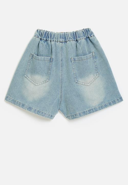 Pop Candy - Denim skort - blue