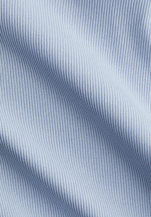 H&M - Fitted T-shirt - light blue
