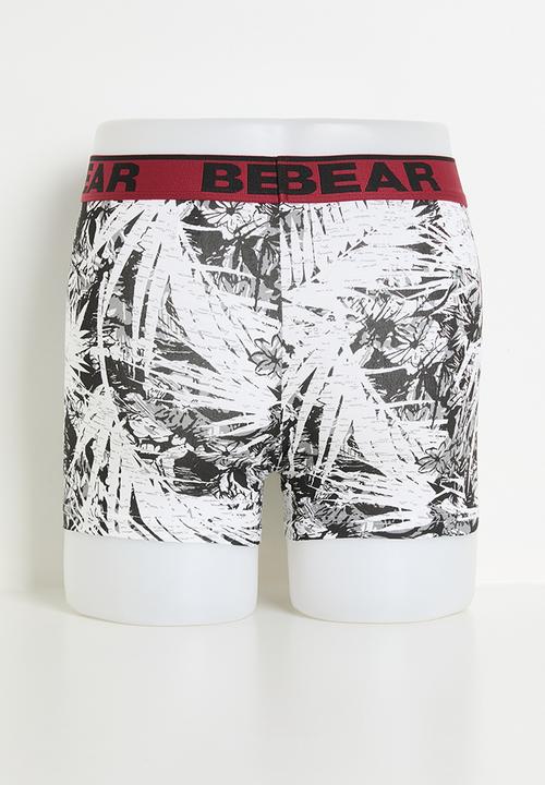 Bear - 3Pack Bodyshorts- white/red/black