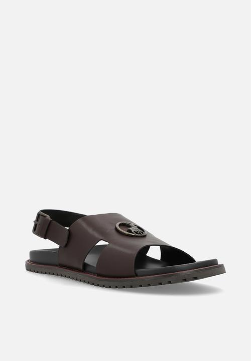 POLO - Moulded Trim Sandal  - Brown