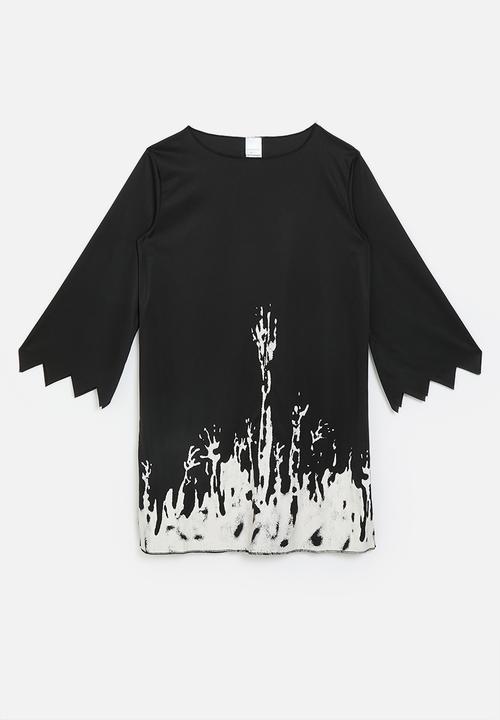 Pop Candy - Skull themed dress up costume - black/white