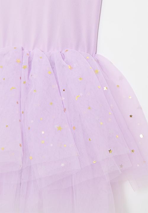 Pop Candy - Combo dress-lilac