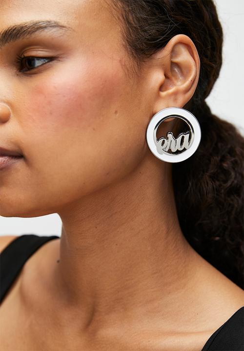 ERA by DJ Zinhle - Diva Earrings - white & silver