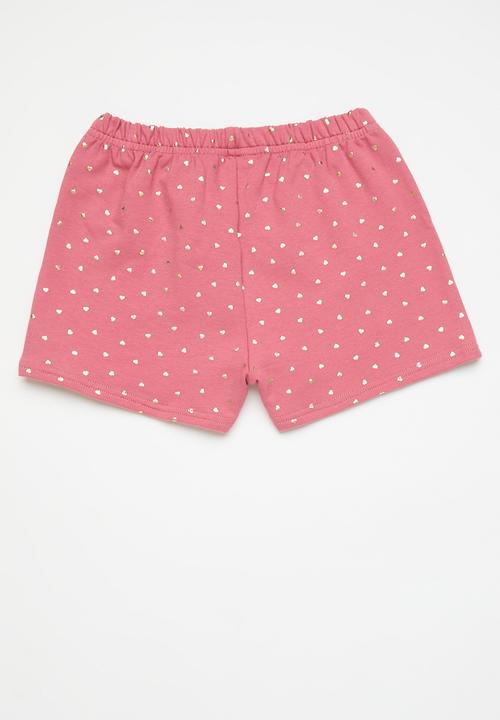 Pop Candy - 2 Pack  sweatshort - pink/yellow