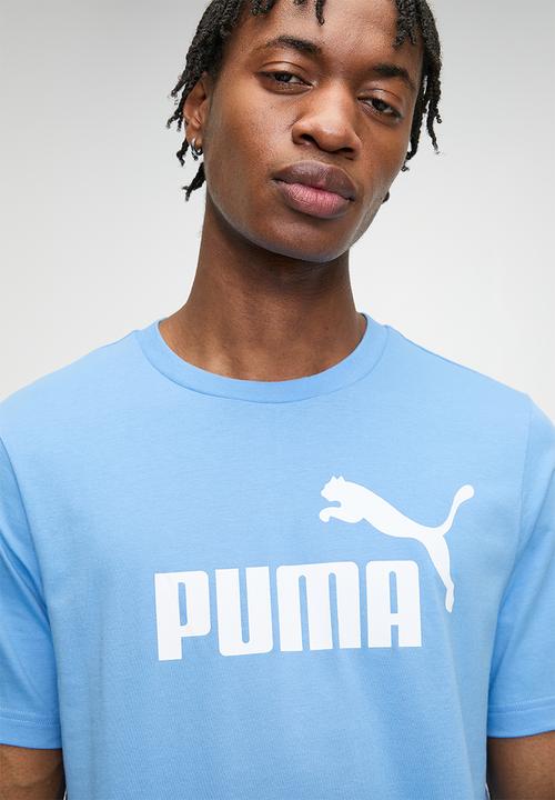 PUMA - ESS No. 1 Logo Tee M Team - Light Blue-(s)