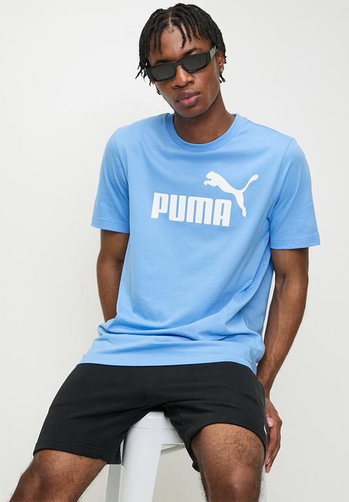 PUMA - ESS No. 1 Logo Tee M Team - Light Blue-(s)