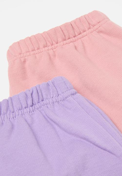 Pop Candy - 2 Pack  sweatshorts - lilac/dusty