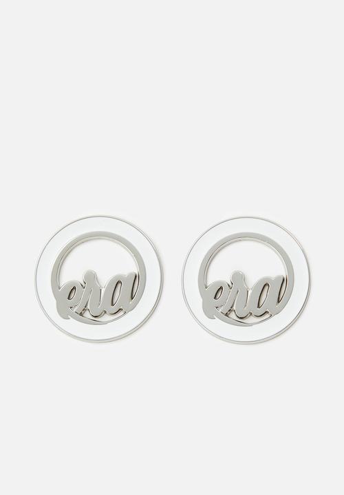 ERA by DJ Zinhle - Diva Earrings - white & silver