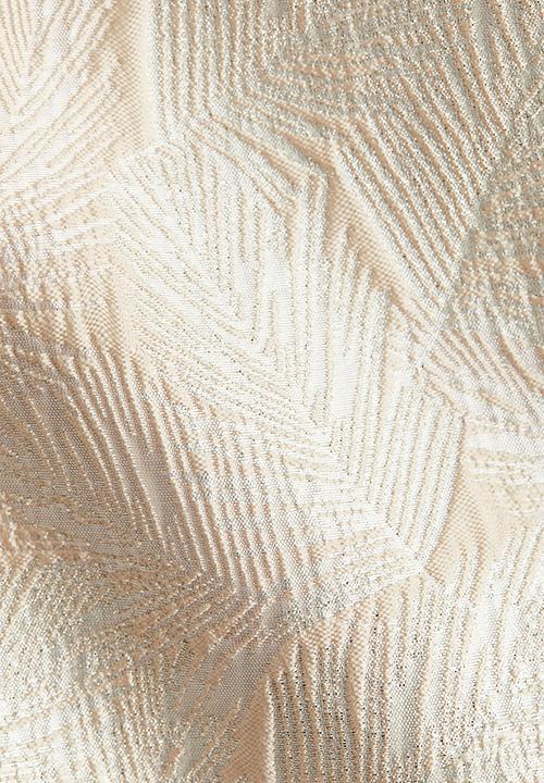 H&M - Brocade mini dress - light beige