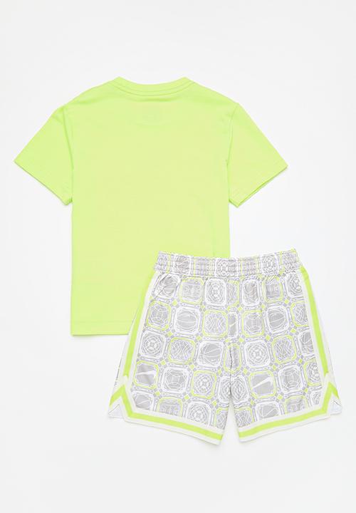 Nike - Nkb b nk df dna 24 short set - neon yellow