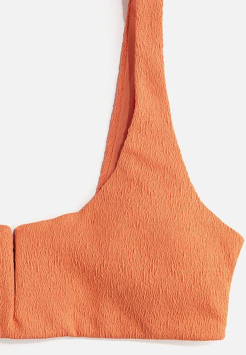 H&M - Padded bikini top - orange