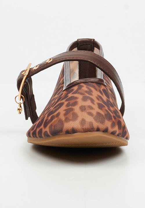Miss Black - Ayanda 2 mesh pump - chocolate