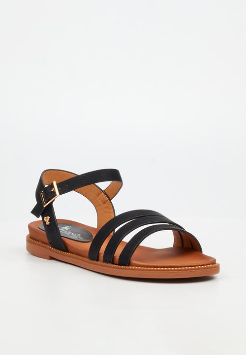 Butterfly Feet - Ellie 11 ankle strap - black
