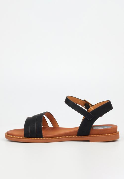 Butterfly Feet - Ellie 11 ankle strap - black