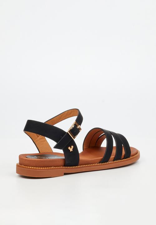 Butterfly Feet - Ellie 11 ankle strap - black