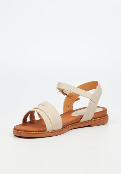 Butterfly Feet - Ellie 11 ankle strap - bone