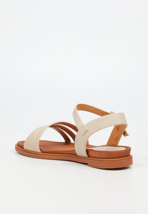 Butterfly Feet - Ellie 11 ankle strap - bone
