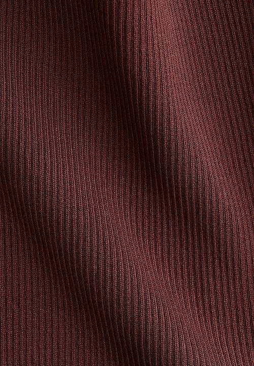 H&M - Rib-knit off-the-shoulder top - brown
