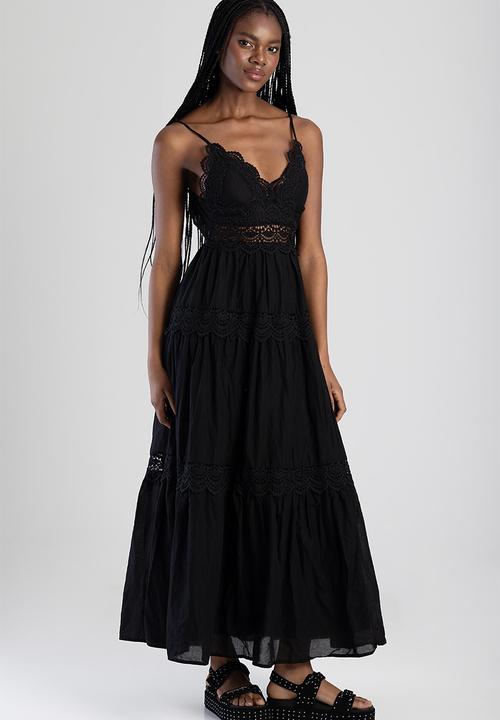 SISSY BOY - Aurelia Tiered Maxi Dress - Black