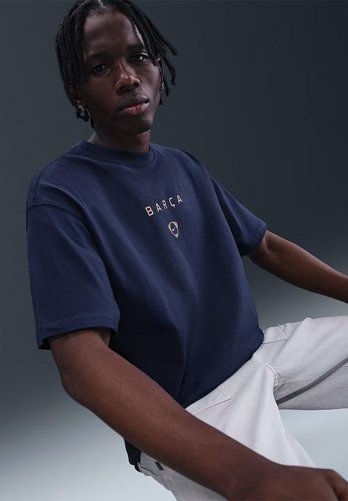 Nike - F.C. Barcelona Total 90 Football T-Shirt - Midnight Navy
