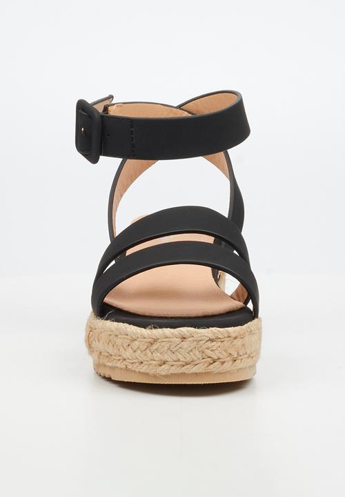 Miss Black - Steffi 2 wedge - black
