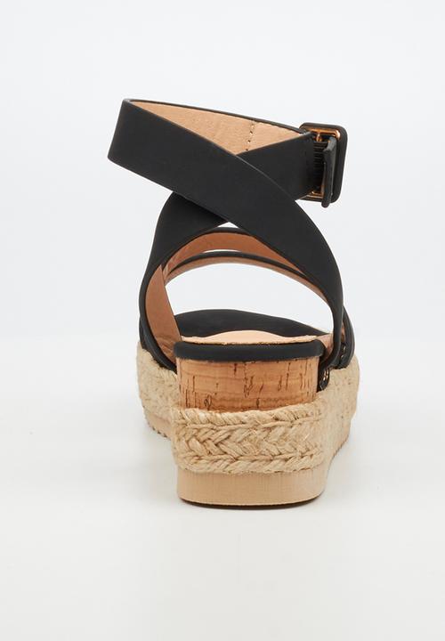 Miss Black - Steffi 2 wedge - black