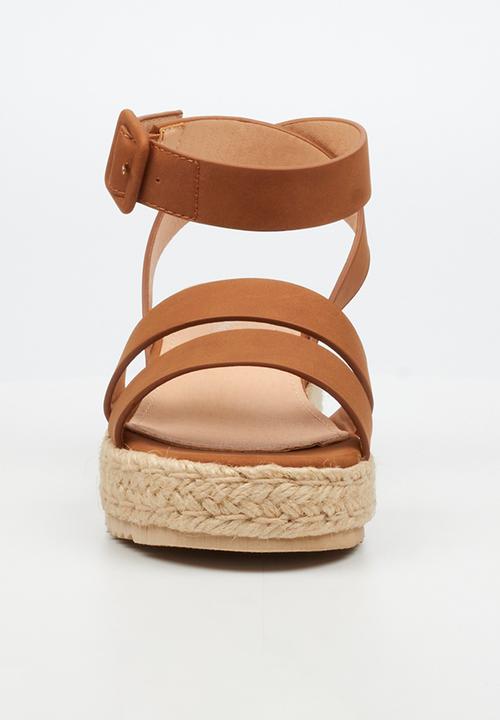 Miss Black - Steffi 2 wedge - tan