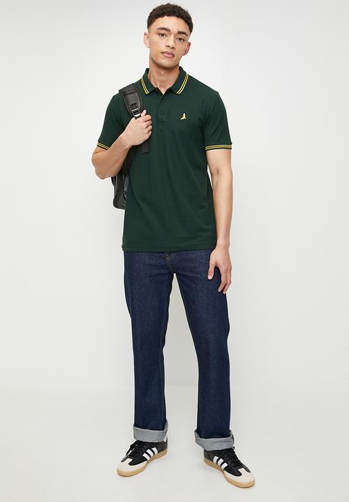 Brave Soul - Polo T-Shirts - Hunter Green