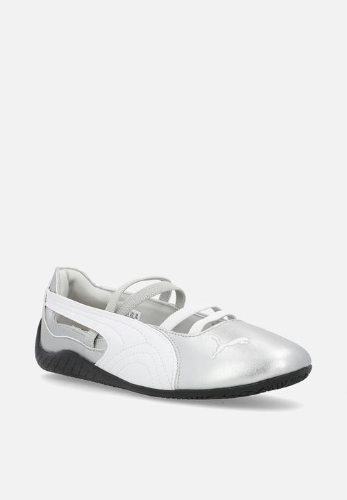 Speedcat Ballet Metallic Wns - Silver- White