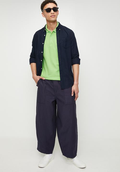 トップス Pedestal polo tee jellyyabashi Clothing - Trefoil Essentials Polo Tee - Black | adidas South Africa