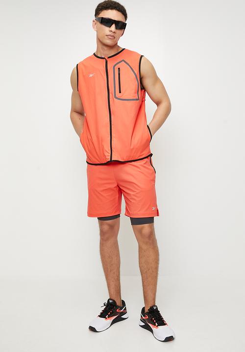 Reebok - Super Light Run Dual Short - Semi Orange Flare