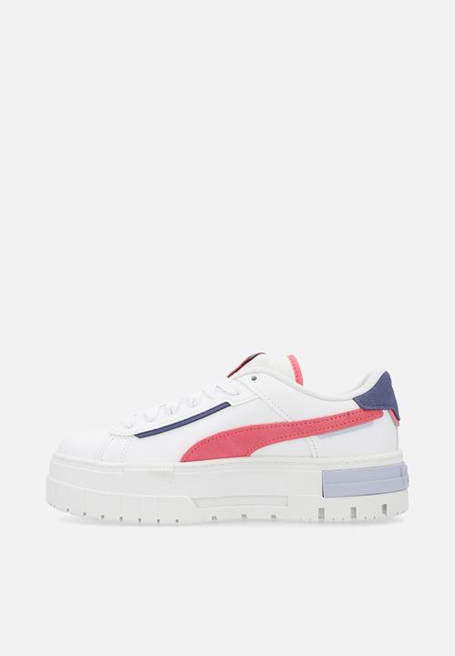 PUMA - Mayze Crashed Jr - Puma White/Magic Rose