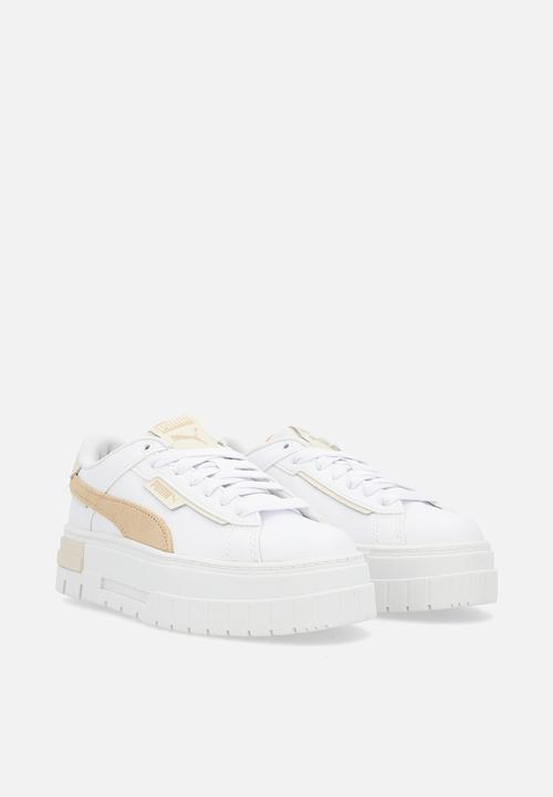 PUMA - Mayze Crashed Jr - Puma White-Light Sand