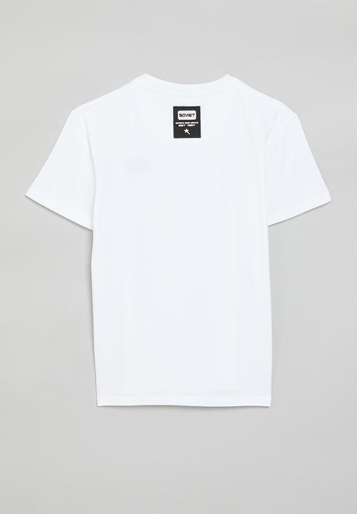 SOVIET - Boys box fit tee - white